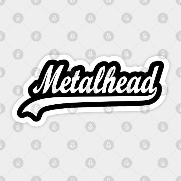 METAL HEAD Sticker by BG305